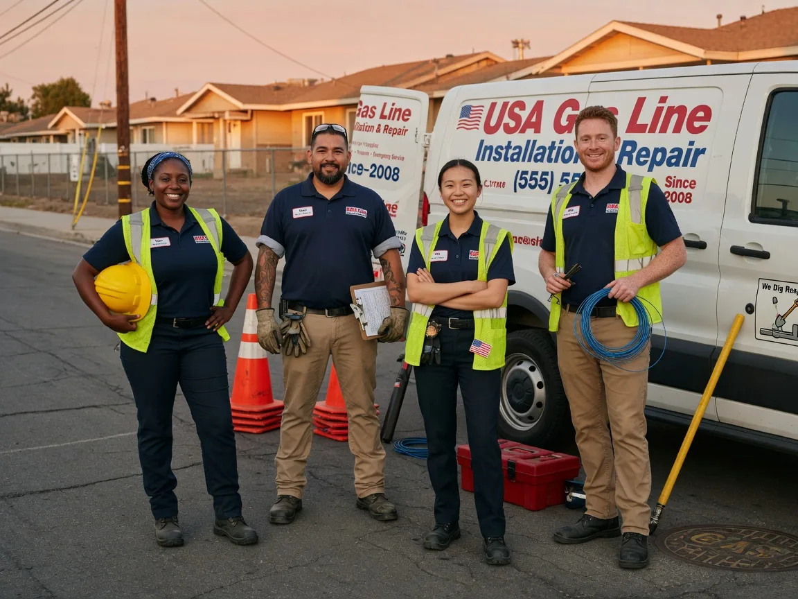 Gas Line Installation company in Bessie, OK
